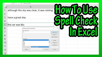 How To Do Or Use Spell Check In Excel Explained - How To Check Spelling In Excel Spreadsheet