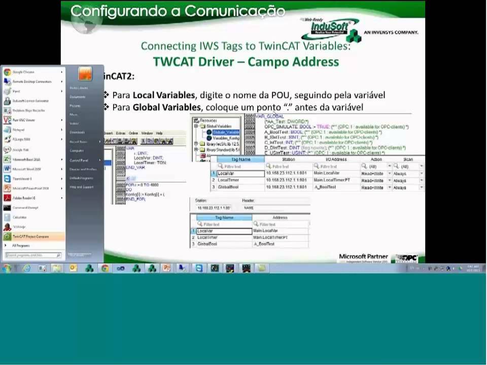 Integrando o InduSoft Web Studio com Equipamentos Beckhoff - YouTube