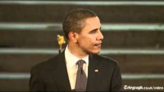 Obama tells joke about Queen, Pope and Mandela