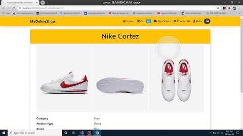 ASP NET Core 3 1 MVC Online Shop Project Demo