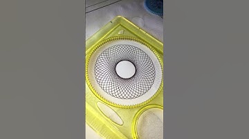 This Amazing Spirograph Drawing Art Ruler | #shorts #Atik_Mia_official