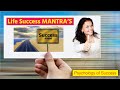 Life Success MANTRA'S - Psychology of Success - Secrets of Success जीवनात यशस्वी होण्याचे मार्ग 2022