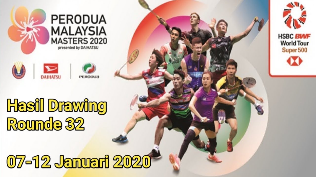 Hasil Drawing Wakil Indonesia BWF World Tour Super 500, Malaysia Masters 2020...