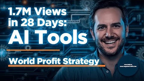 How I Built My Brand to 1.7M Views in 28 Days Using AI Tools (World Profit Review & Strategy)