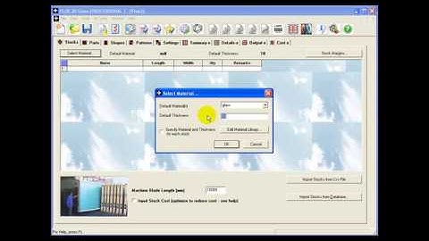 PLUS 2D : Quick Tutorial Of Nesting And Panel Optimization Software
