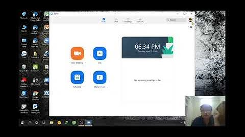 Cách đăng nhập, đăng xuất tài khoản trên zoom