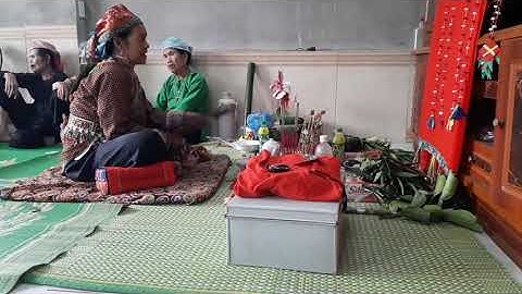 Làm Then (lễ giải hạn) dân tộc tày Tây Bắc.