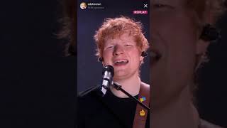 Ed Sheeran - Tik Tok live concert (ending)