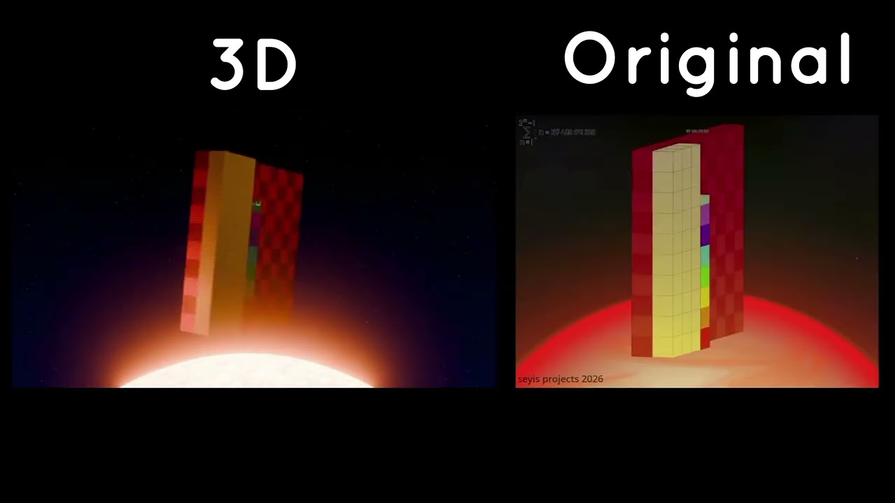 NumberBlocks perfect Numbers band (Original - 3D)