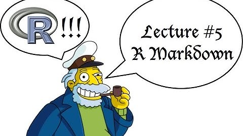 TStat R Lecture #5: Writing documents with R code in RMarkdown