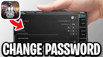 How To Change Or Reset Password In PUBG Mobile - Full Guide