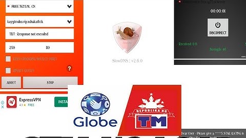 GTM NO LOAD USING SLOW DNS | Globe&Tm | No Load | Net HACKS