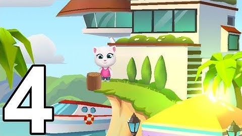 Talking Tom Gold Run Gameplay Walkthrough Part 4 level-4  (iOS, Android)