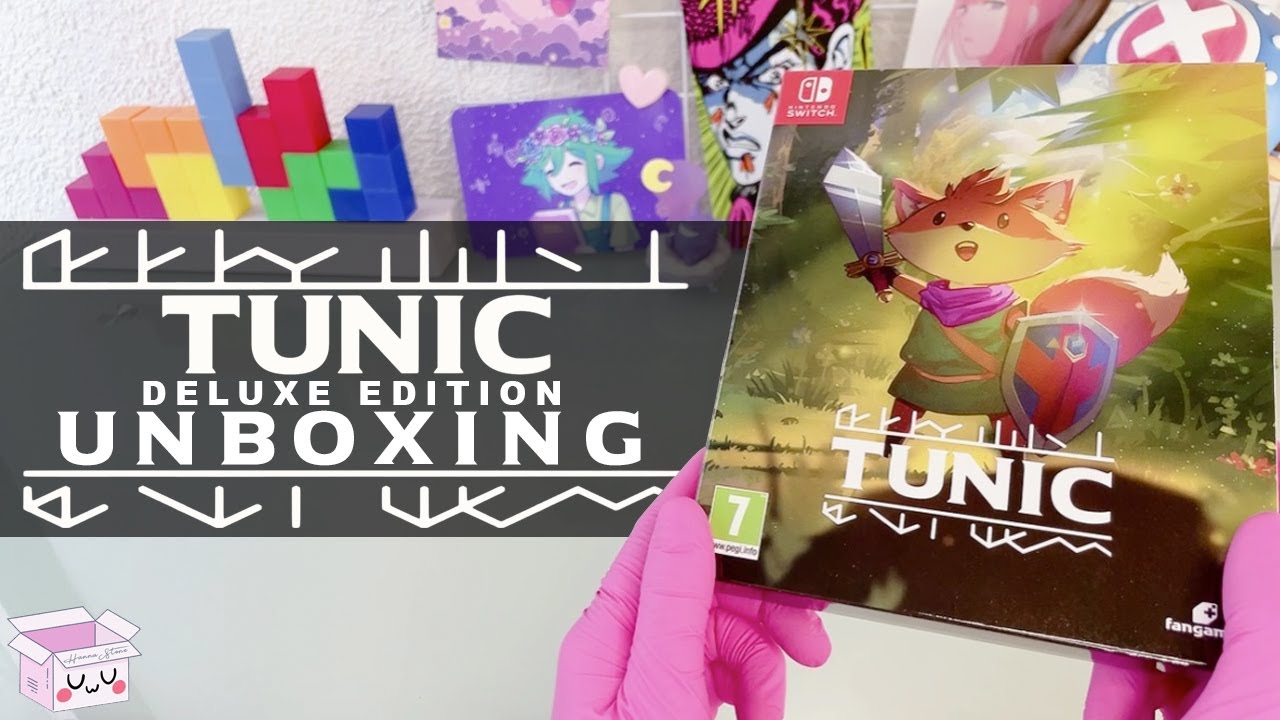 TUNIC Deluxe edition Nintendo Switch UNBOXING - YouTube