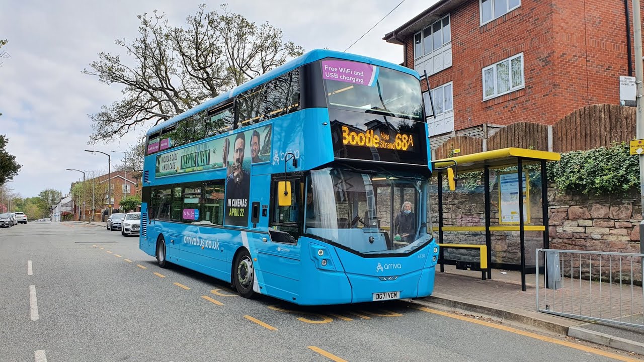 Arriva North West Wright Streetdeck 4720/DG71VGM - Route 68A