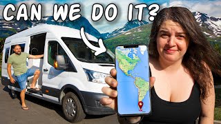 Driving our van from Alaska to Argentina - day 1!