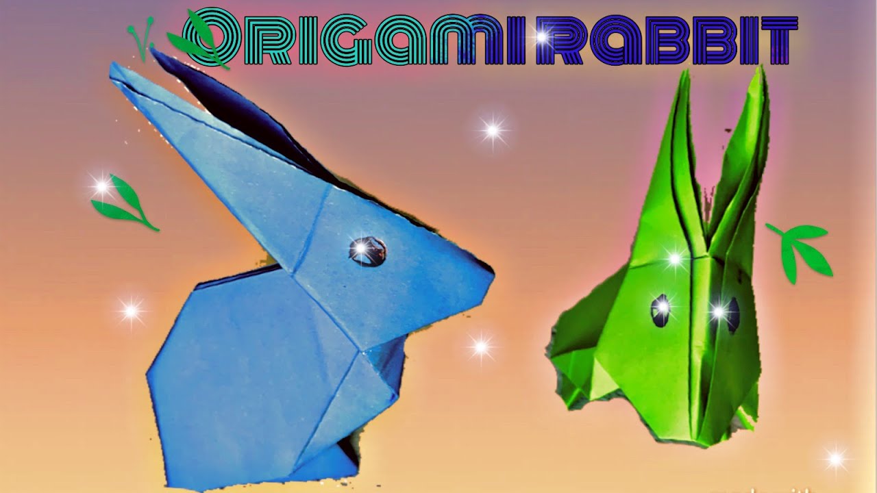 How to make an origami rabbit - YouTube