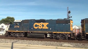 8/28/14 CSX Y201 w/ caboose leading and cool crew!