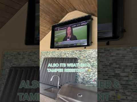 Check Out This Must Have Storm Shell ✨Easily Store Your TV Outdoors, & Lock When Not In Use !