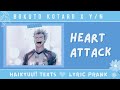 [ haikyuu!! texts || bokuto kotaro x y/n ] lyric prank || heart attack