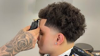 CURLY TAPER BARBER TUTORIAL