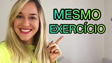 Pode fazer os mesmos exercícios todo dia?