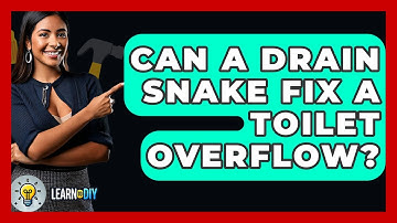 Can A Drain Snake Fix A Toilet Overflow? - LearnToDIY360.com