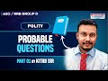 Indian polity Probable Questions  Paper || Indian polityPreparation Strategy || By:- Khitab Sir