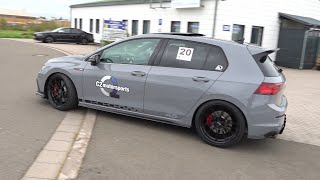 465HP Volkswagen Golf 8 GTI Clubsport 45 Jahre - Exhaust Sounds &amp; Drag Racing!