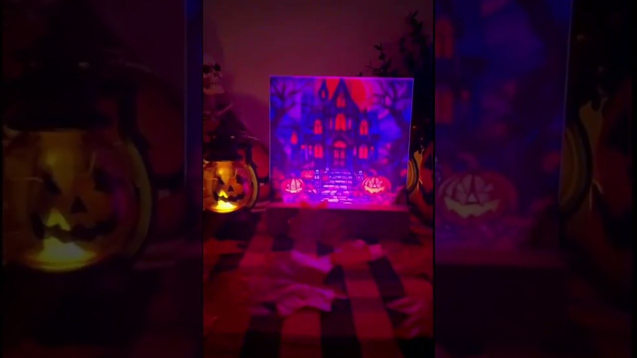 Enchanting Halloween Premium Acrylic Plaques 