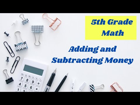 calculating money //. 5th grade math online lesson