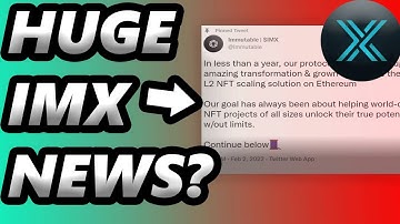 Huge Immutable X Announcement Incoming ? - IMX News and Analysis