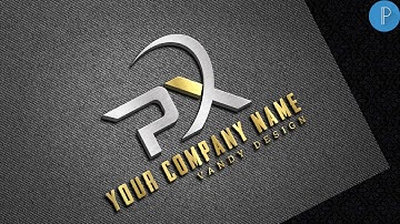 P X Professional 3D logo design tutorial on android pixellab-[Vandy Design]