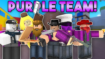 THE ULTIMATE PURPLE TEAM IN ARSENAL (ROBLOX)