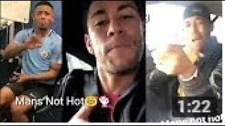 Big Shaq ' Mans Not Hot ' Singing By Famous Footballer ft Neymar, Aubameyang & Gabriel Jesus