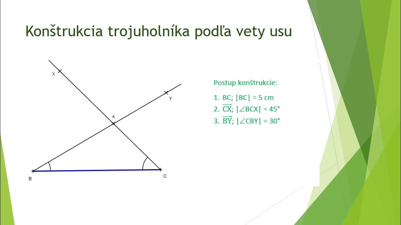Konštrukcia trojuholníka ABC podľa vety usu YouTube