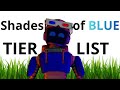 RANKING all SHADES of BLUE!