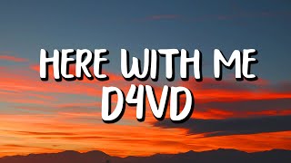 d4vd - Here With Me (Lyrics/Letra)