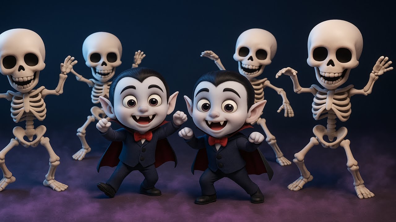 Skeleton Dance | Fun Spooky Song for Kids | Dance Party Song - YouTube