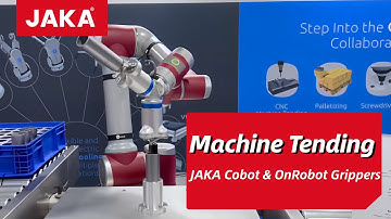 Machine Tending-JAKA cobots together with OnRobot grippers