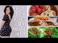What I Eat In A Day To Lose Pregnancy Weight! Losing weight after having a baby! Healthy Meals!