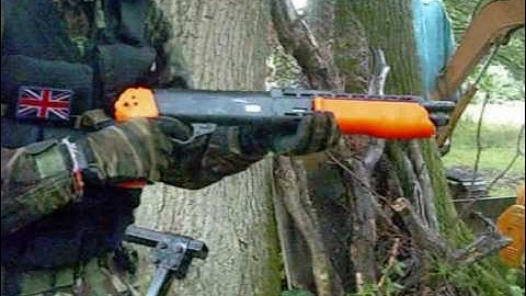 HFC SPAS 12 AIRSOFT SHOTGUN TWO TONE REVIEW