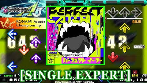 【DDR A3】 パーフェクトイーター[Perfect Eater] [SINGLE EXPERT] 譜面確認+Clap