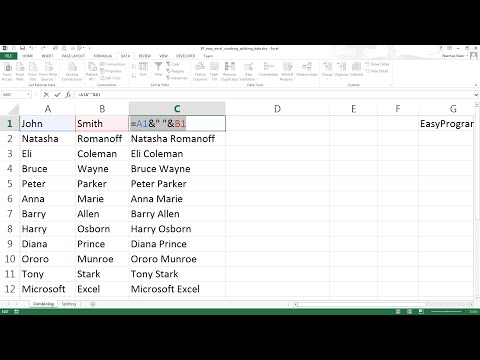 Video: How To Combine Cells In Excel