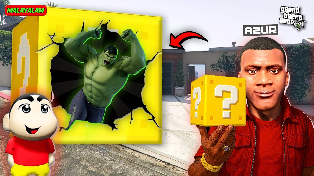 GTA5 : SHINCHAN AND FRANKLIN OPENING MAGICAL BOX WITH NARUTO