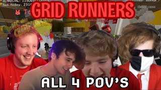 Red Rabbits GRID RUNNERS || ALL 4 POV’S|| MCC16 - Tommyinnit, Ranboo, Wilbur and Philza