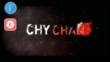 Intro animasi text & partikel efek || KINEMASTER TUTORIAL