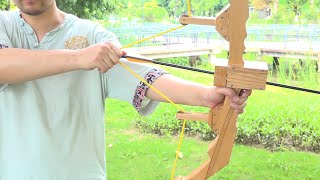 How to make a bow and arrow---free template