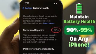 How to Maintain battery Health of iPhone! [Save Battery Life] screenshot 3