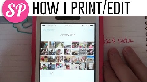 How I edit and print my photos for Project Life using Collect App | 3x4 photos with journaling